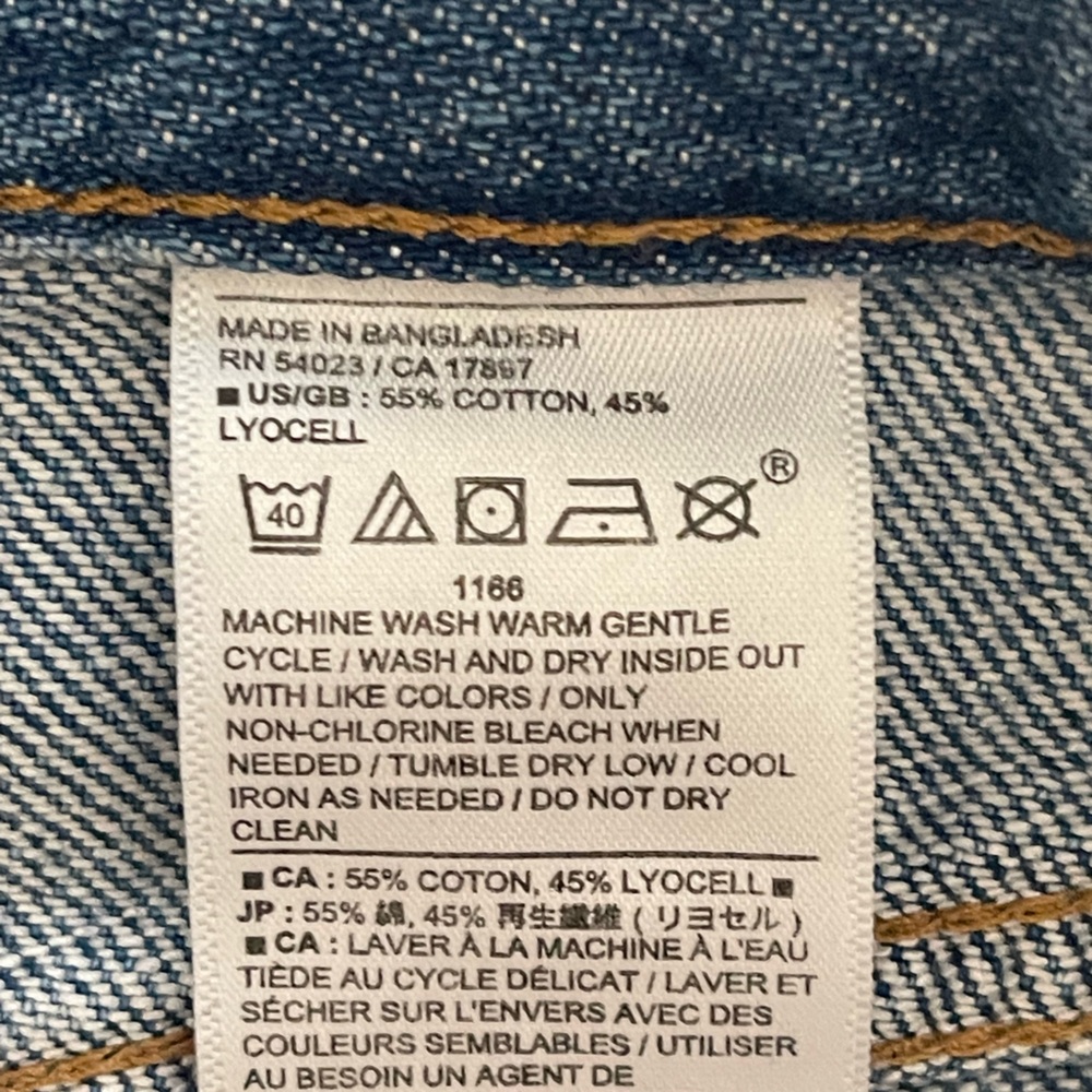 Banana Republic Factory Wide Leg Medium Wash Jen’s 30/10 - Picture 14 of 14